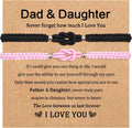 Matching Bracelet Set for Dad and Daughter or Mother and Son, 2-3 Pieces