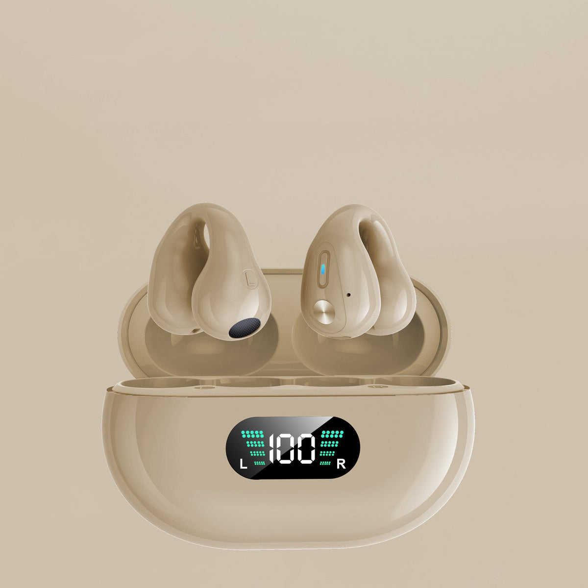 Ear-Clip Bluetooth 5.3 Wireless Earbuds with Touch Control
