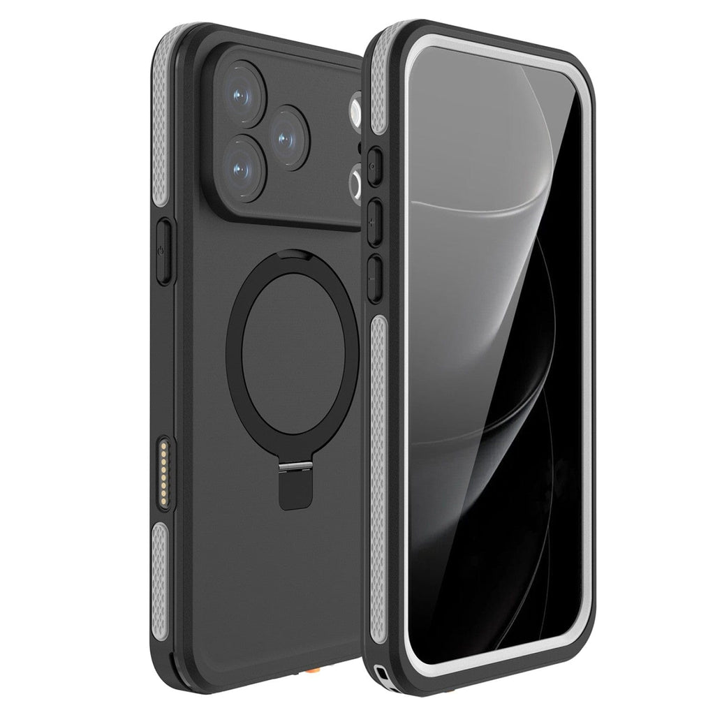 iPhone 17 Pro Rugged Case with MagSafe-Compatible Kickstand, Screen & Camera Protection | Oasis Series