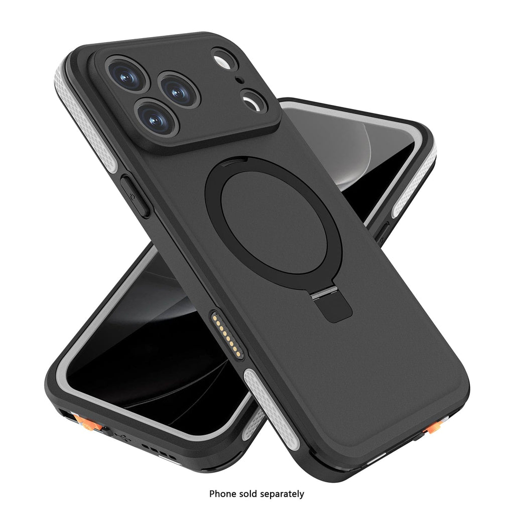 iPhone 17 Pro Rugged Case with MagSafe-Compatible Kickstand, Screen & Camera Protection | Oasis Series
