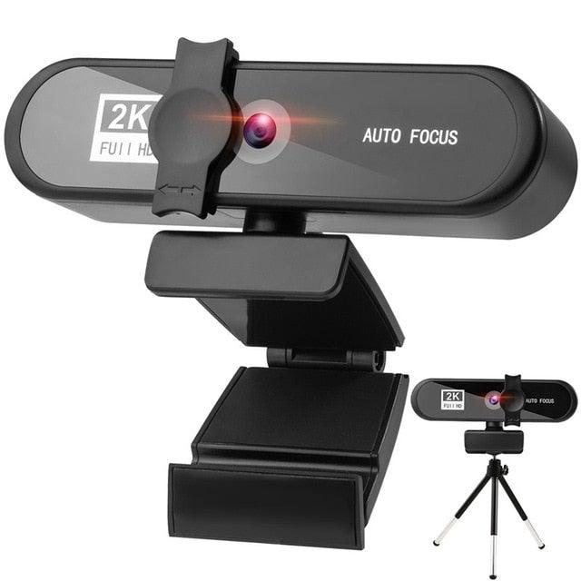 2K Autofocus USB Conference Webcam with Microphone