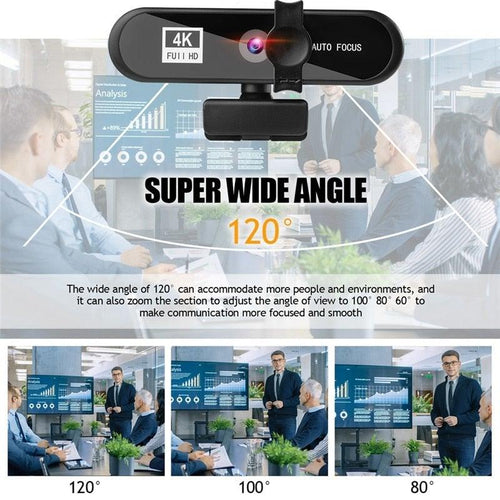 2K Autofocus USB Conference Webcam with Microphone