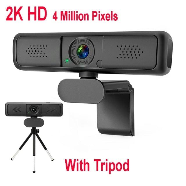 2K Autofocus USB Conference Webcam with Microphone