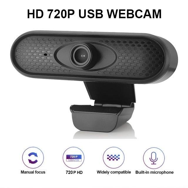 2K USB Webcam with Microphone and Auto Light Correction