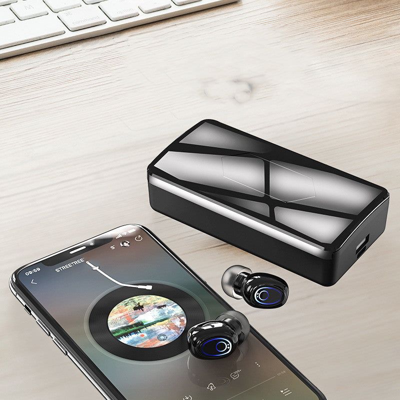 Bluetooth 5.1 Wireless Earbuds with LED Charging Case