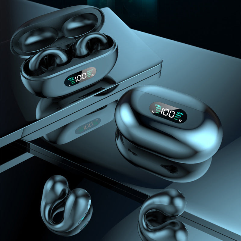 Ear-Clip Bluetooth 5.3 Wireless Earbuds with Touch Control