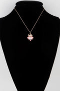 Super Mom Crown Pendant Necklace with Sparkling Stones