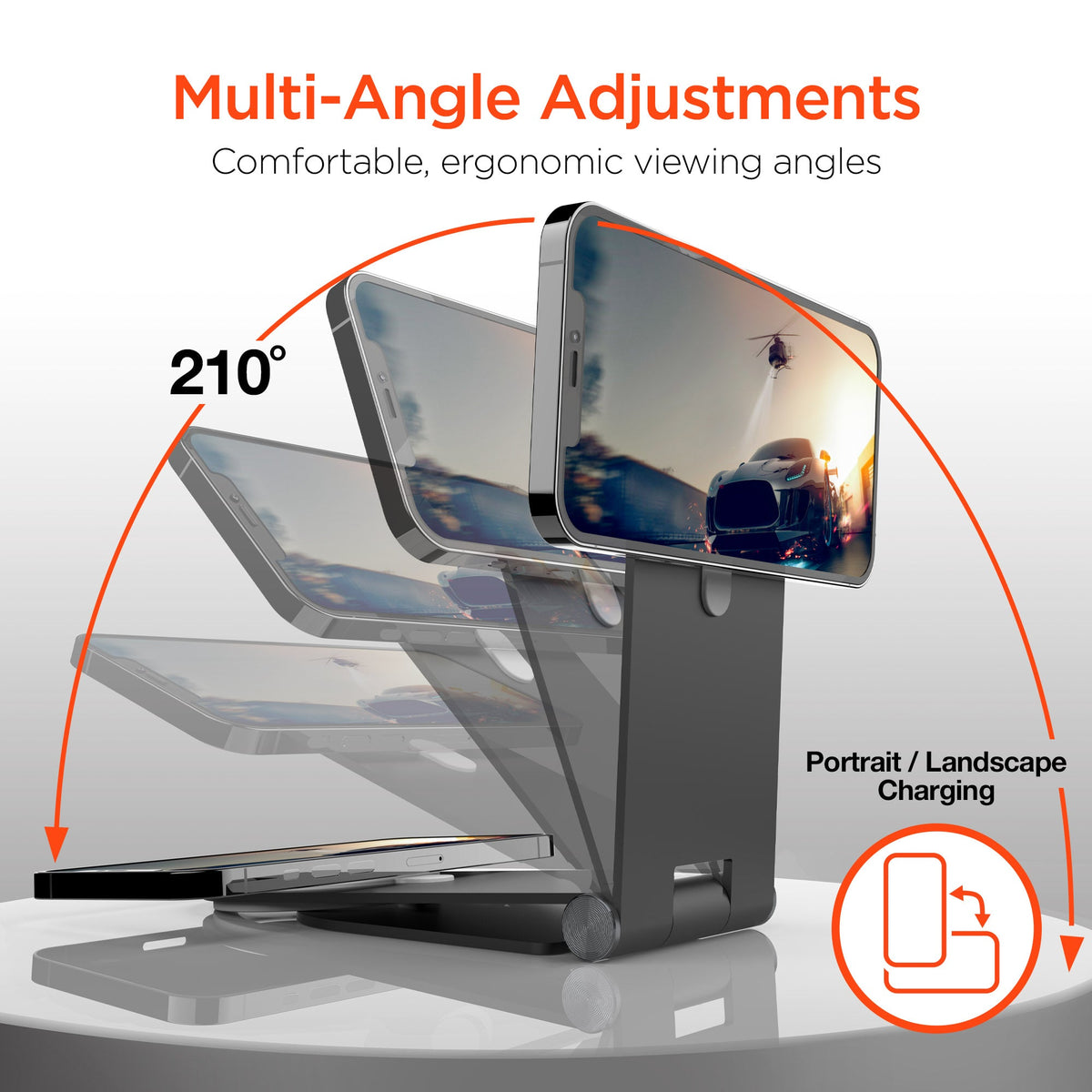 HyperGear MagView Stand for MagSafe-Compatible Chargers, Adjustable Angles