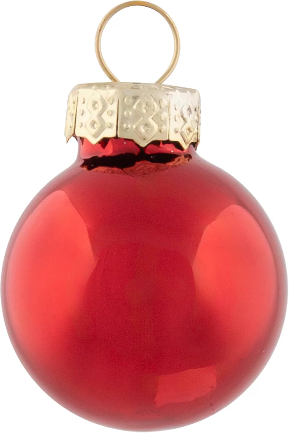 Red Glass Ball Christmas Ornament Set, 40 Pieces, Shiny and Matte