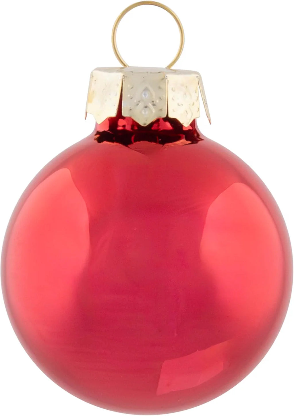 Red Glass Ball Christmas Ornament Set, 40 Pieces, Shiny and Matte
