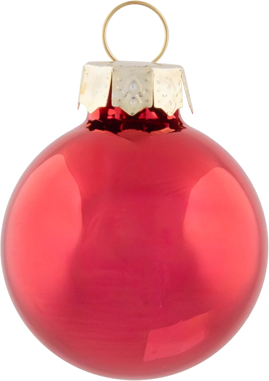Red Glass Ball Christmas Ornament Set, 40 Pieces, Shiny and Matte