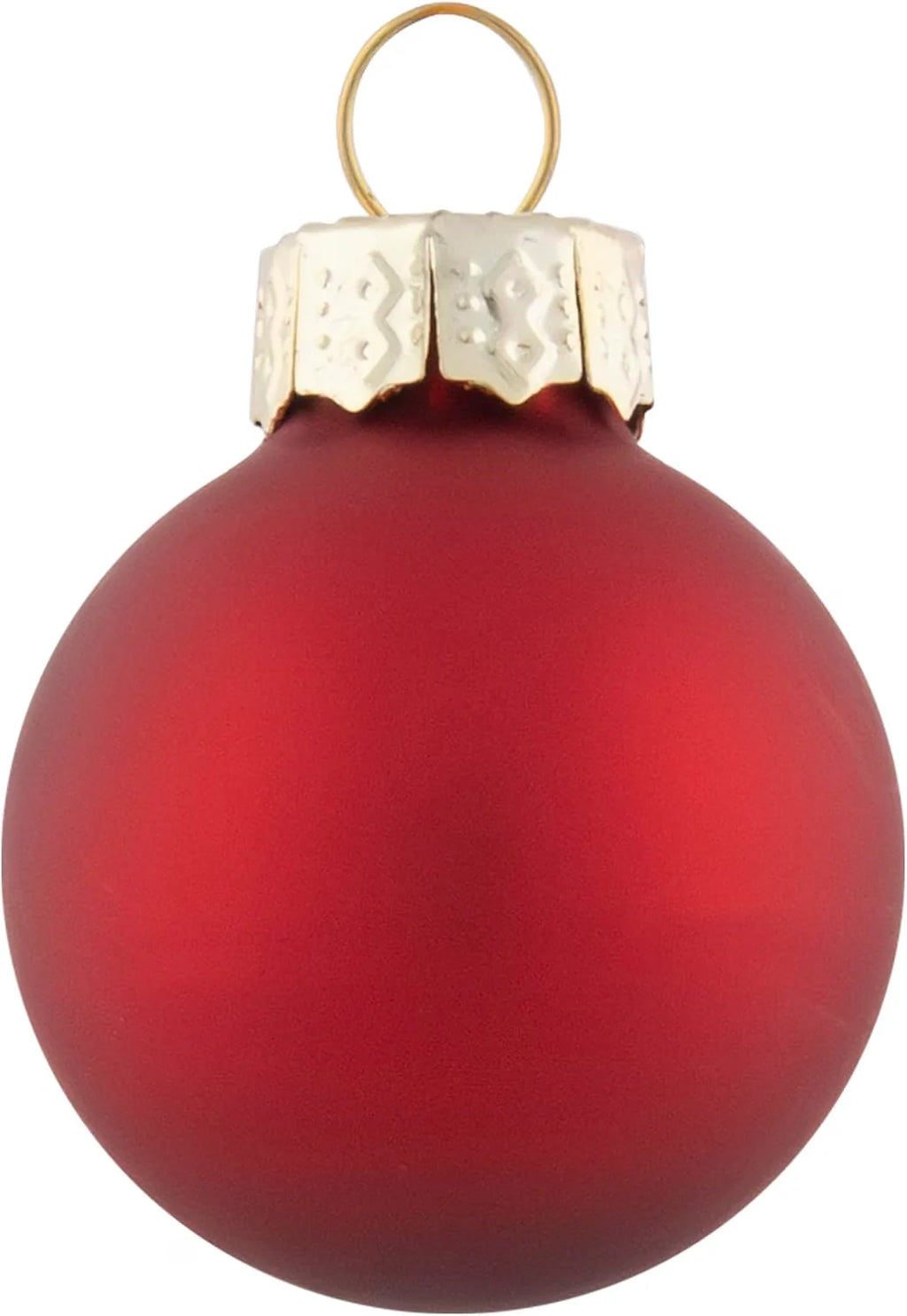 Red Glass Ball Christmas Ornament Set, 40 Pieces, Shiny and Matte
