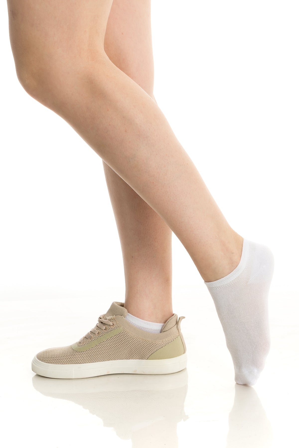 Women's bamboo ankle socks 8-pack gift box in mixed bright and pastel colors