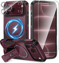 Magnetic Case with Stand Compatible with iPhone 18 Pro Max – Includes Screen & Camera Protector