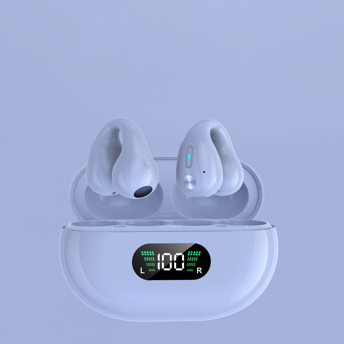 Ear-Clip Bluetooth 5.3 Wireless Earbuds with Touch Control