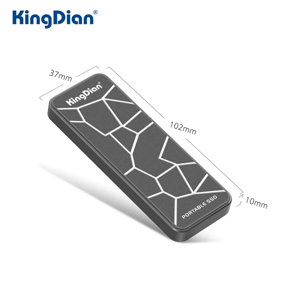 KingDian M.2 External SSD, USB 3.0 Portable Solid State Drive