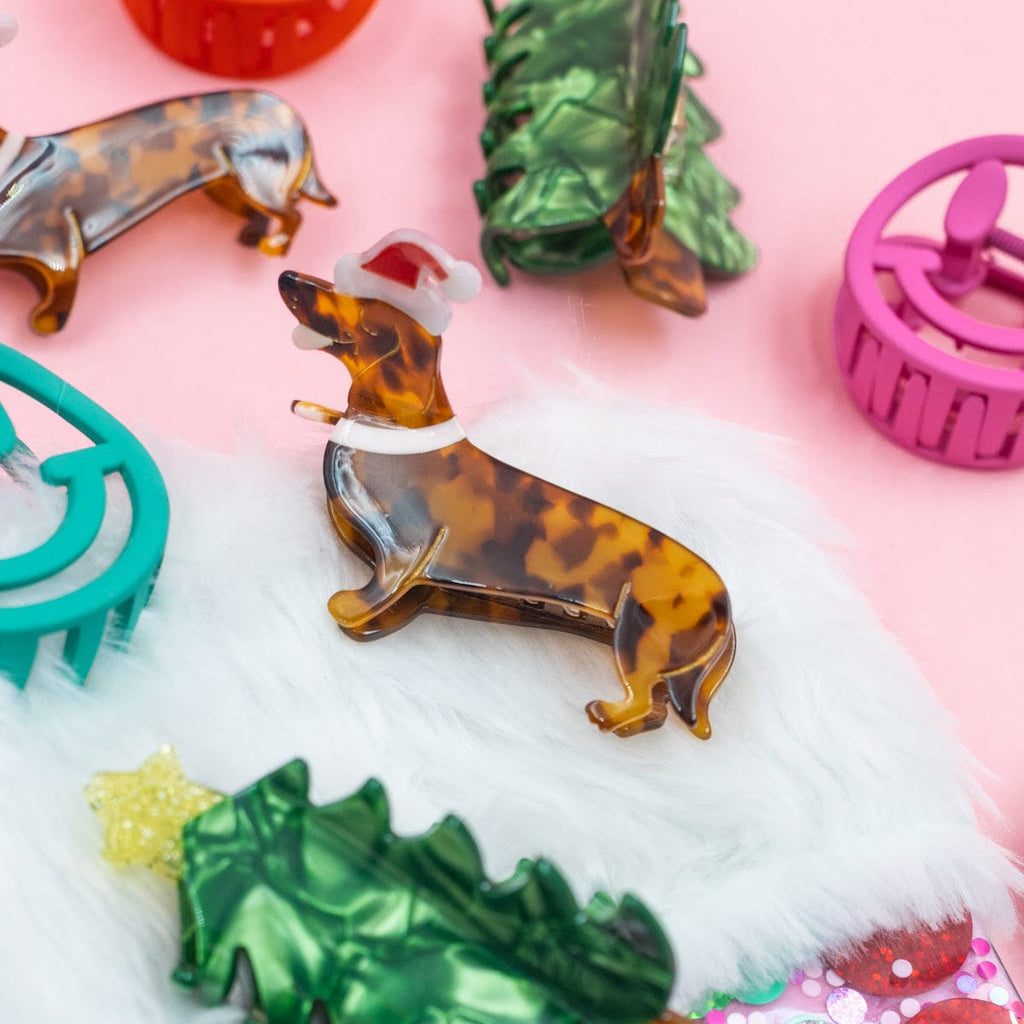 Santa Paws dog hair claw clip