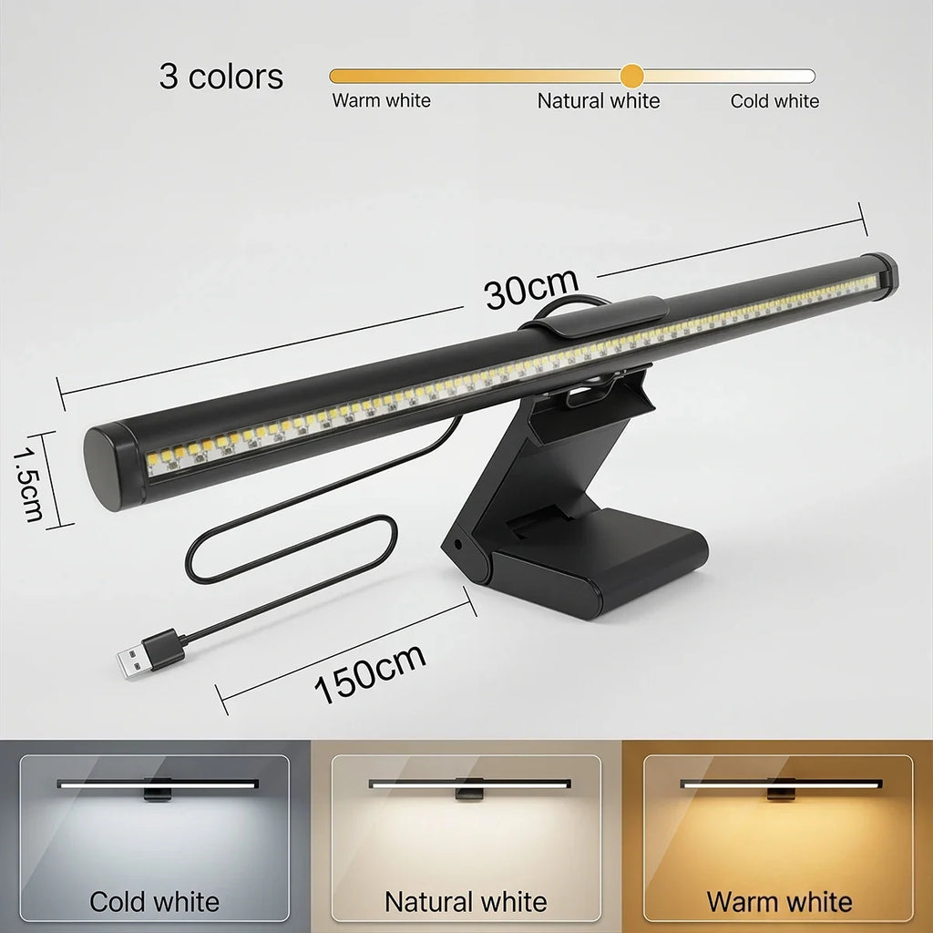 LED Monitor Light Bar, Dimmable (1 or 2 Pack)