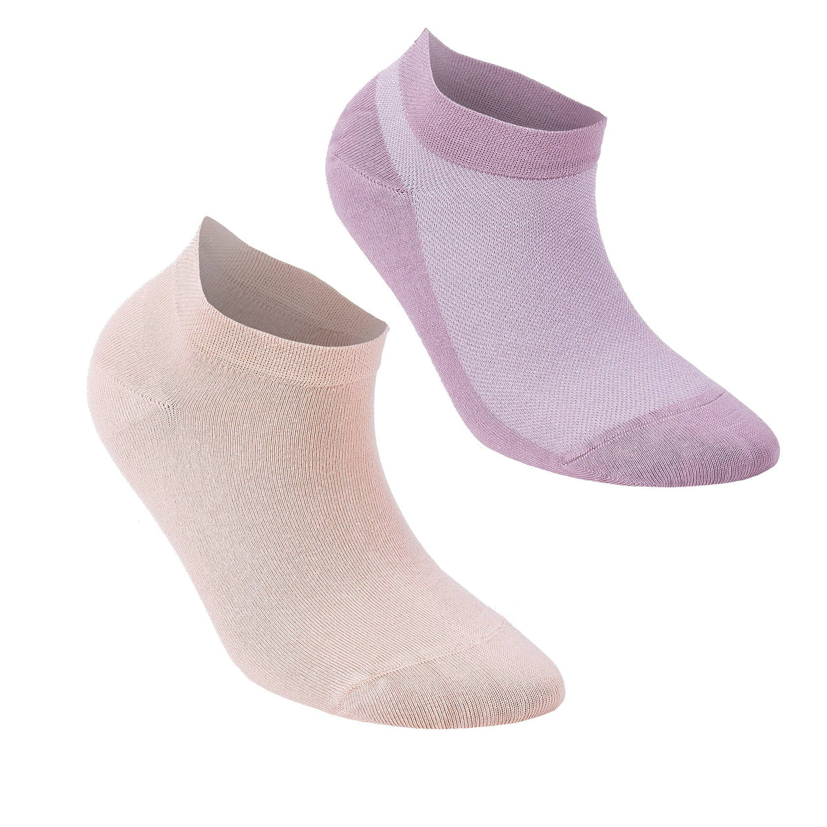 Women's bamboo ankle socks 8-pack gift box in warm neutrals