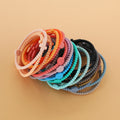 Silicone Cross Bracelet Set, 7 Pieces