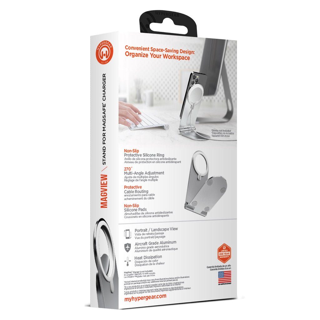 HyperGear MagView Stand for MagSafe-Compatible Chargers, Adjustable Angles