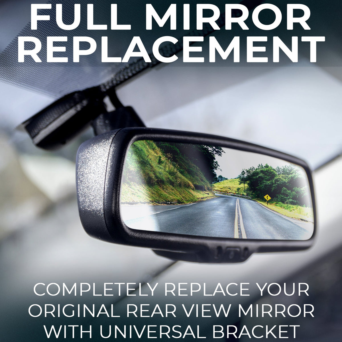 Master Tailgaters 10" Rear View Mirror Dash Cam with Backup Camera, 1080p, WiFi