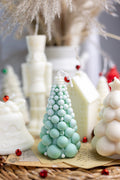 Bubble Christmas tree soy candle