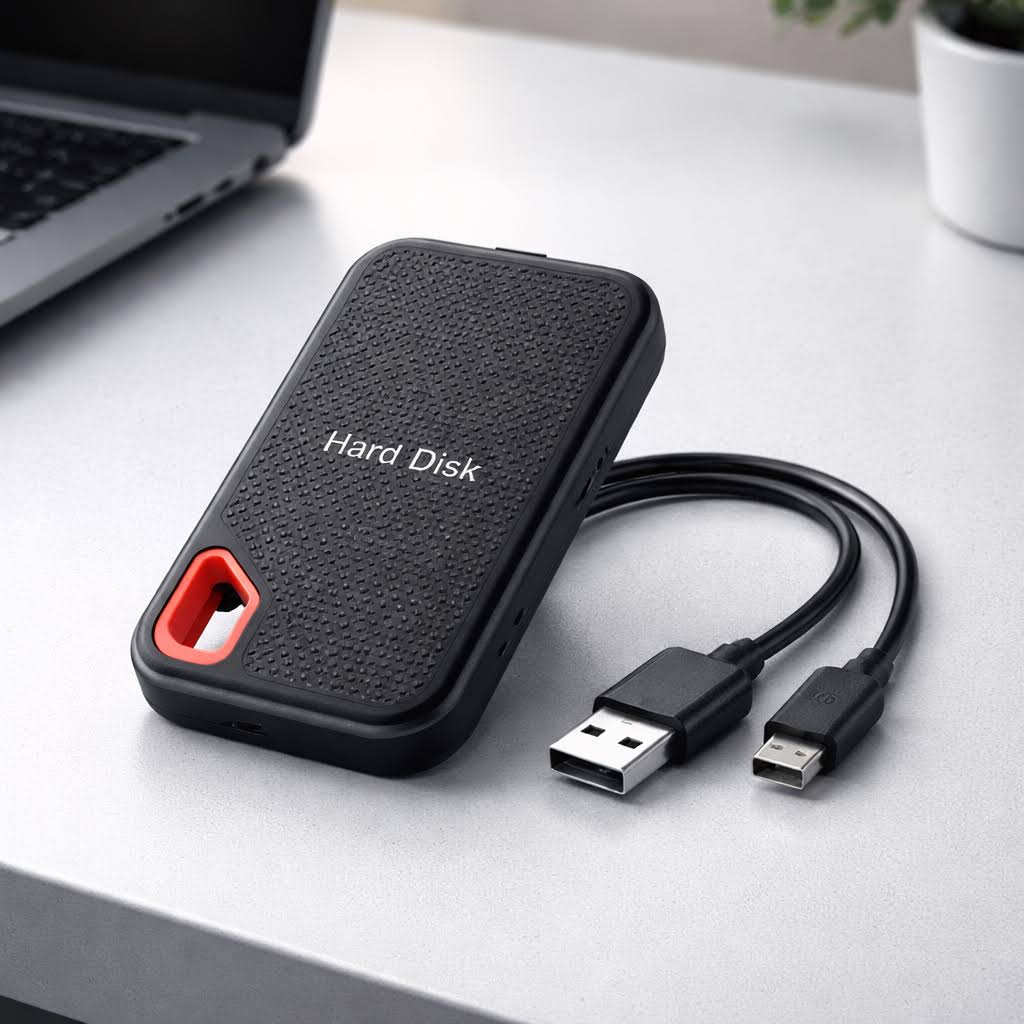 External Hard Drive SSD USB 3.1 & USB-C Portable Solid State Drive