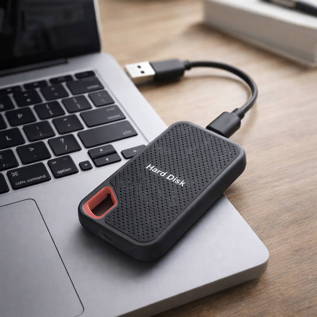 External Hard Drive SSD USB 3.1 & USB-C Portable Solid State Drive