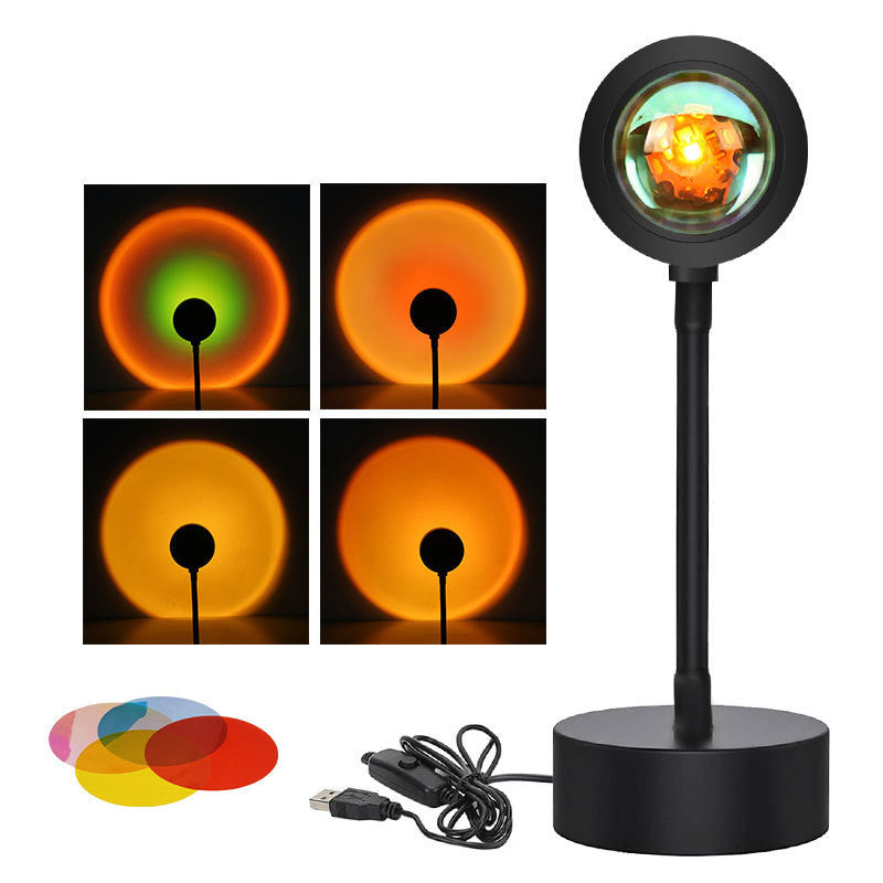 Sunset Projection Lamp – USB Ambient Light Projector for Bedroom