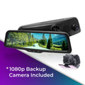 Master Tailgaters 10" Rear View Mirror Dash Cam with Backup Camera, 1080p, WiFi