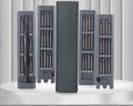 Precision screwdriver set aluminum case with slide-out bit trays