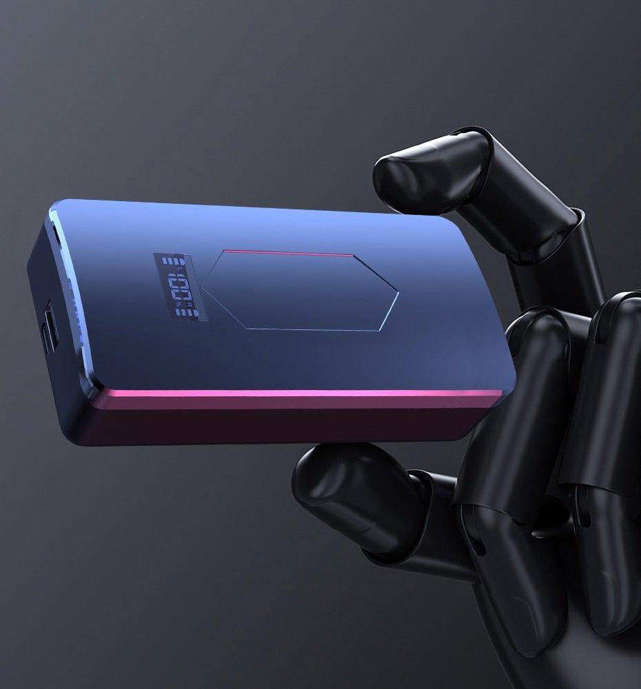 Bluetooth 5.1 Wireless Earbuds with LED Charging Case