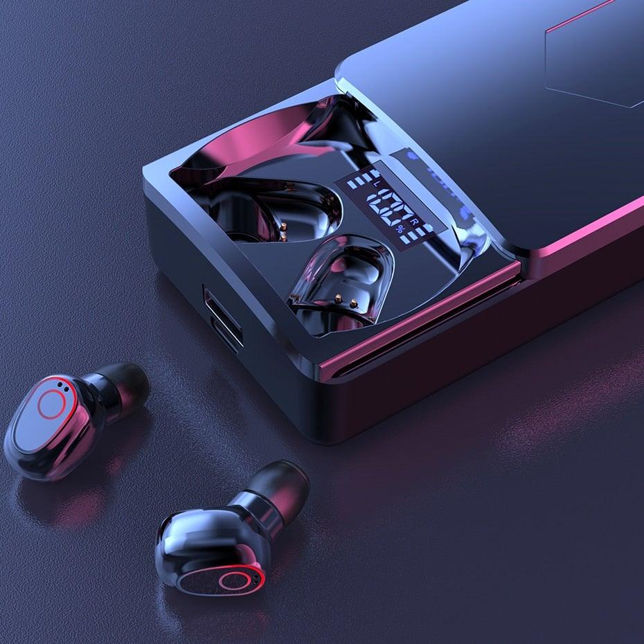 Bluetooth 5.1 Wireless Earbuds with LED Charging Case